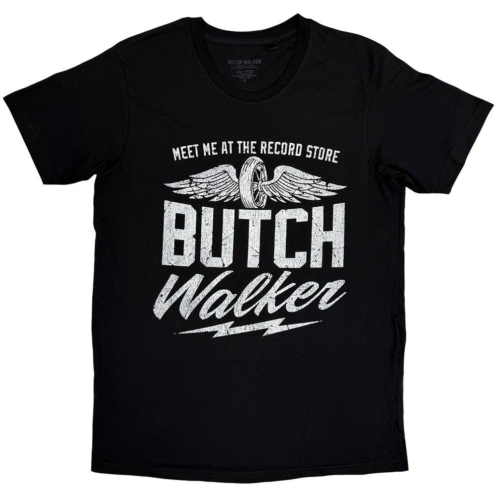 Butch Walker - Wings Wheel Tshirt Homme - Noir